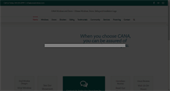 Desktop Screenshot of canawindows.com